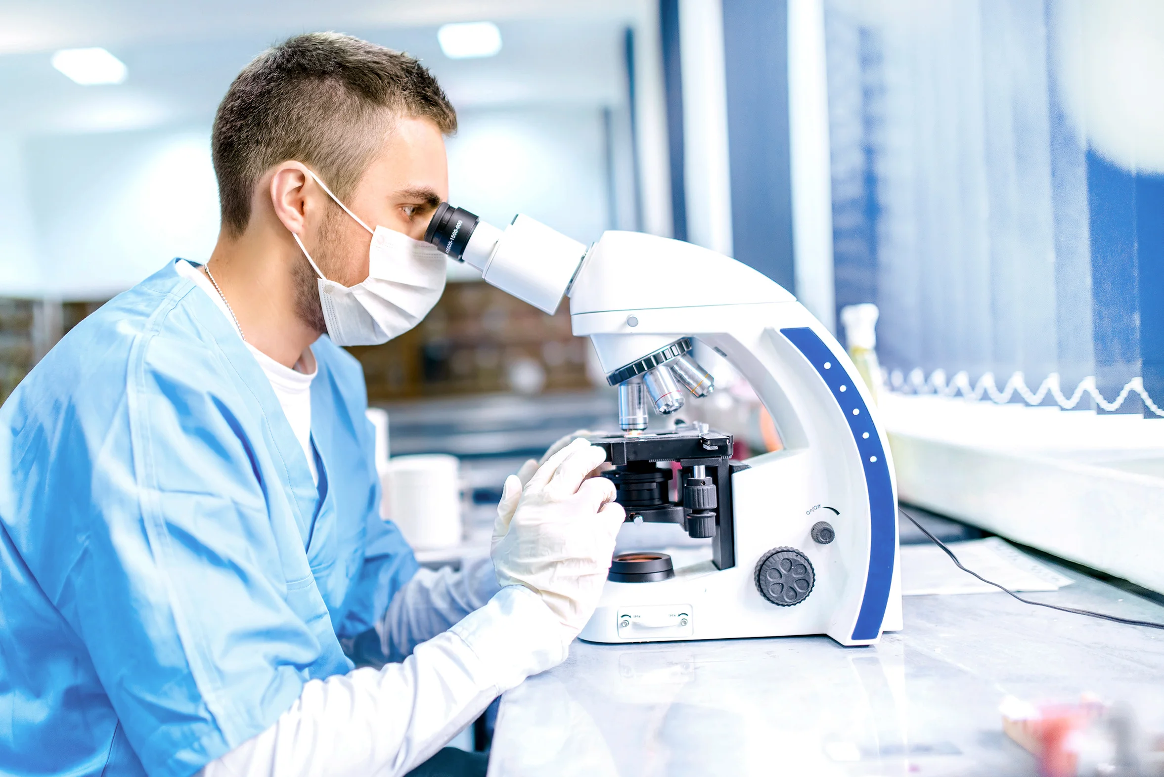Healthcare professional with digital medical chart